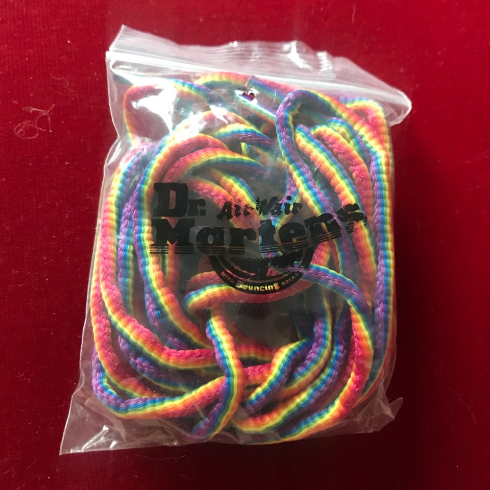 Dr. Martens rainbow shoe laces!